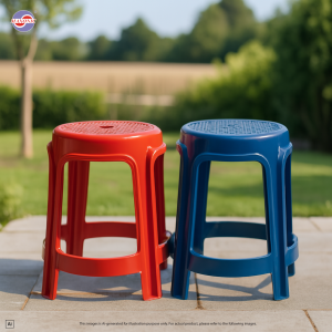 M 608 Heavy Duty Solid High Stool (Rattan)