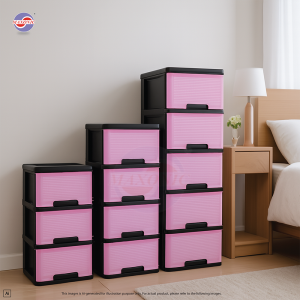 M 1603-3 Tier Drawer (Rattan)