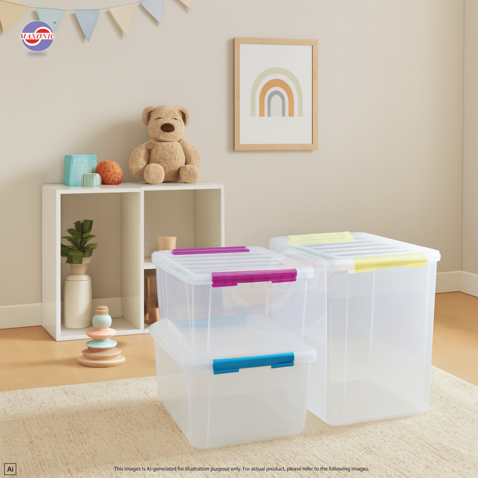 Platica Boxes Plastic Storage Boxes - Maxonic Marketing Sdn Bhd