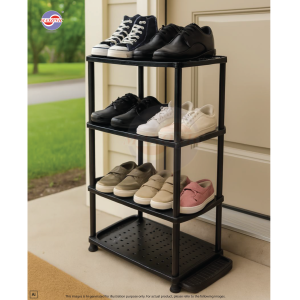 M 836-4 Tier Shoe Rack